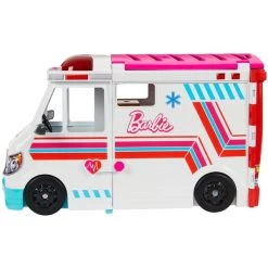 Mattel Barbie 2-in-1 Krankenwagen Spielset, Spielfahrzeug -Mattel Geschäft Mattel Barbie 2 in 1 Krankenwagen Spielset Spielfahrzeug@@1919785 2