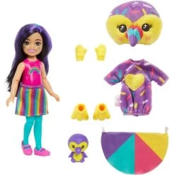Mattel Barbie Cutie Reveal Chelsea Jungle Series - Tukan, Puppe -Mattel Geschäft Mattel Barbie Cutie Reveal Chelsea Jungle Series Tukan Puppe@@1888846 2