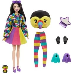 Mattel Geschäft -Mattel Geschäft Mattel Barbie Cutie Reveal Dschungel Serie Tukan Puppe@@100024222 1