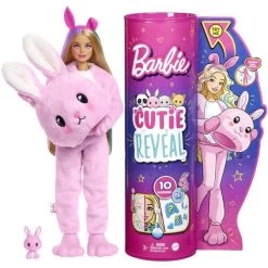 Mattel Barbie Cutie Reveal Puppe Mit Hasen-Plüschkostüm Und 10 Überraschungen -Mattel Geschäft Mattel Barbie Cutie Reveal Puppe mit Hasen Pl schkost m und 10 berraschungen@@1806306 5