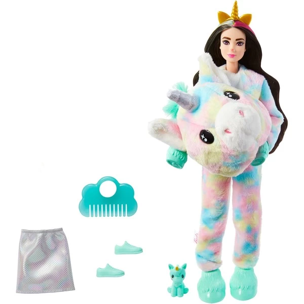 Mattel Barbie Cutie Reveal Traumland Fantasie Puppe Einhorn Und 10 Überraschungen 3 Mattel Barbie Cutie Reveal Traumland Fantasie Puppe Einhorn Und 10 Überraschungen