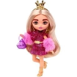 Mattel Barbie Extra Mini Puppe Mit Goldener Krone (blond) -Mattel Geschäft Mattel Barbie Extra Mini Puppe mit goldener Krone blond @@100011063 2