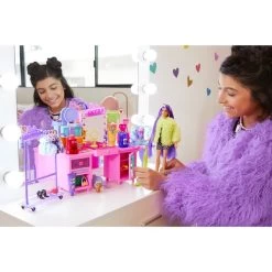 Mattel Barbie Extra Spielset Mit Puppe Und Stylingtisch -Mattel Geschäft Mattel Barbie Extra Spielset mit Puppe und Stylingtisch@@1758017 7