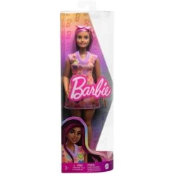 Mattel Barbie Fashionistas-Puppe Mit Pinkfarbenen Strähnen Und Kleid Mit Herzaufdruck -Mattel Geschäft Mattel Barbie Fashionistas Puppe mit pinkfarbenen Str hnen und Kleid mit Herzaufdruck@@1919160 4