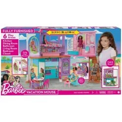 Mattel Barbie Malibu Haus, Spielgebäude -Mattel Geschäft Mattel Barbie Malibu Haus Spielgeb ude@@1846659 13