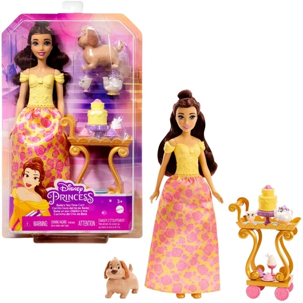 Mattel Disney Prinzessin Belles Teewagen, Spielfigur 8 Mattel Disney Prinzessin Belles Teewagen, Spielfigur – Bild 6