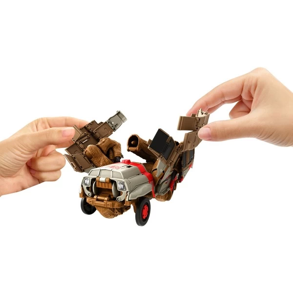 Mattel Jurassic World Fierce Changers Chase N' Roar T-Rex, Spielfigur – Bild 4