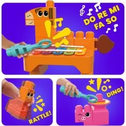 Mattel MEGA BLOKS Musikspaß Bauernhoftiere, Konstruktionsspielzeug -Mattel Geschäft Mattel MEGA BLOKS Musikspa Bauernhoftiere Konstruktionsspielzeug@@1919348 4
