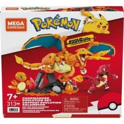 Mattel MEGA Pokémon Glumanda Evolution Set, Konstruktionsspielzeug -Mattel Geschäft Mattel MEGA Pok mon Glumanda Evolution Set Konstruktionsspielzeug@@1919451 11