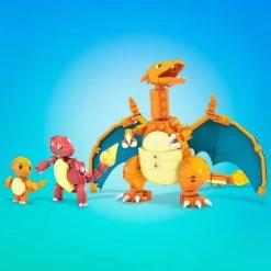 Mattel MEGA Pokémon Glumanda Evolution Set, Konstruktionsspielzeug -Mattel Geschäft Mattel MEGA Pok mon Glumanda Evolution Set Konstruktionsspielzeug@@1919451 3