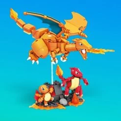 Mattel MEGA Pokémon Glumanda Evolution Set, Konstruktionsspielzeug -Mattel Geschäft Mattel MEGA Pok mon Glumanda Evolution Set Konstruktionsspielzeug@@1919451 5