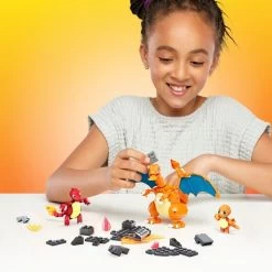 Mattel MEGA Pokémon Glumanda Evolution Set, Konstruktionsspielzeug -Mattel Geschäft Mattel MEGA Pok mon Glumanda Evolution Set Konstruktionsspielzeug@@1919451 7