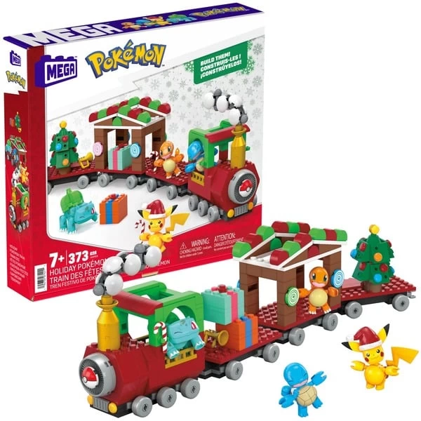Mattel MEGA Pokémon Holiday Train, Konstruktionsspielzeug 3 Mattel MEGA Pokémon Holiday Train, Konstruktionsspielzeug