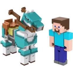 Mattel Minecraft Armored Horse And Steve, Spielfigur -Mattel Geschäft Mattel Minecraft Armored Horse and Steve Spielfigur@@1889171 2