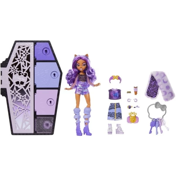Mattel Monster High Verborgene Schätze Clawdeen, Puppe 4 Mattel Monster High Verborgene Schätze Clawdeen, Puppe – Bild 2