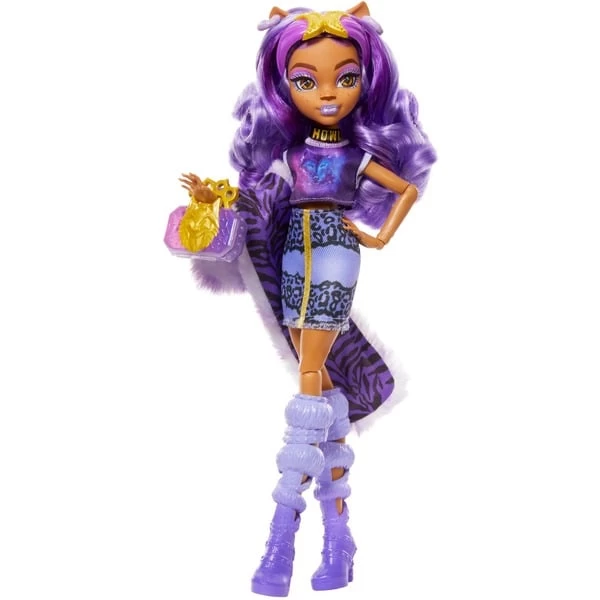 Mattel Monster High Verborgene Schätze Clawdeen, Puppe 5 Mattel Monster High Verborgene Schätze Clawdeen, Puppe – Bild 3