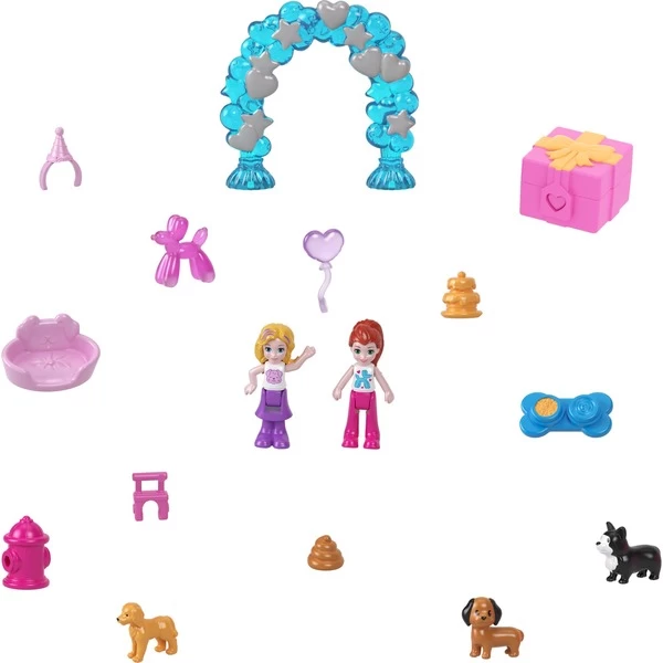 Mattel Polly Pocket Doggy Birthday Bash, Spielfigur 11 Mattel Polly Pocket Doggy Birthday Bash, Spielfigur – Bild 9