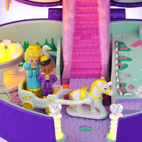 Mattel Polly Pocket Sternenlicht Schloss Schatulle, Spielfigur 7 Mattel Polly Pocket Sternenlicht Schloss Schatulle, Spielfigur – Bild 5